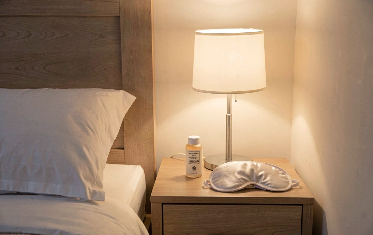 Night skin repair session